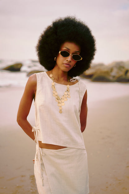 Polera Celine Color Crema