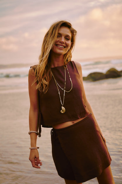 Falda Zuna Color Café