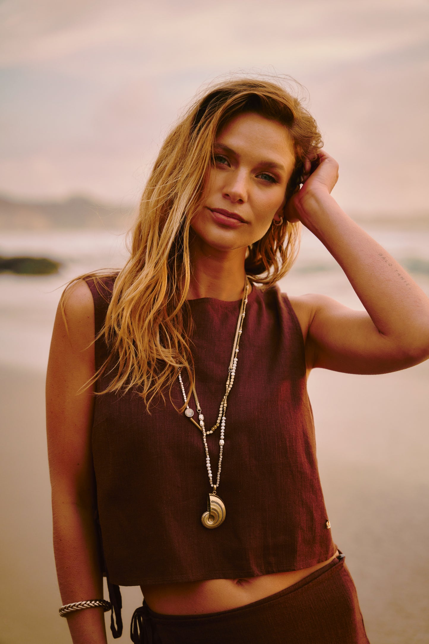 Polera Celine Color Café