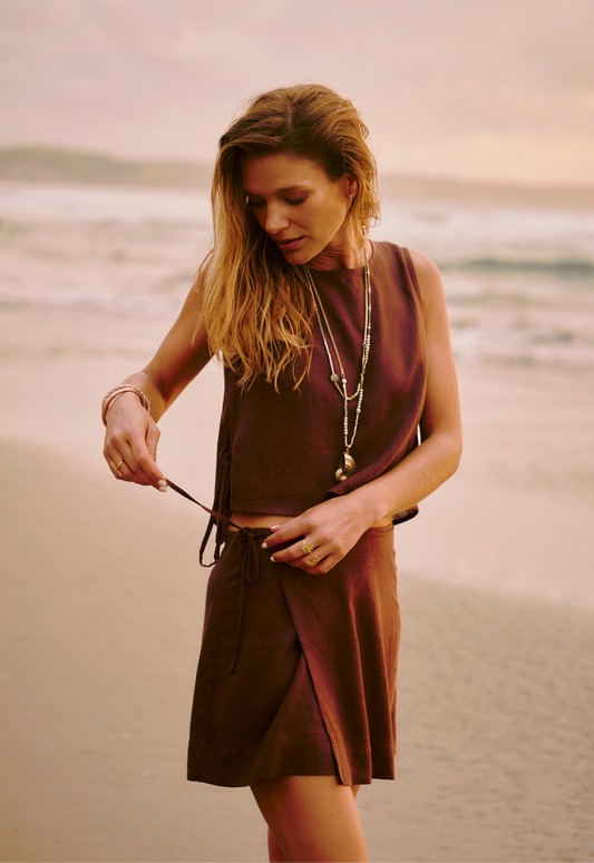 Falda Zuna Color Café